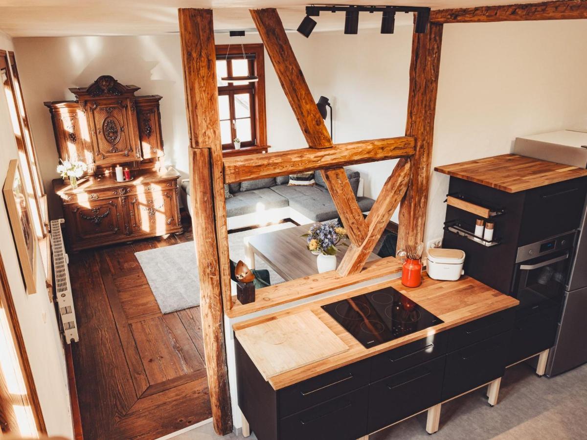Ferienwohnung Bruehler Hof บาด แบร์คา ภายนอก รูปภาพ